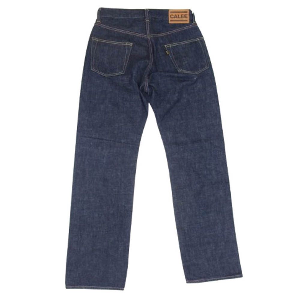 【てつ】CALEE キャリー ユーズド加工 デニム ウォッシュ リペア加工 CALEE(キャリー) デニムパンツ VINTAGE REPRODUCT TAPERED DENIM