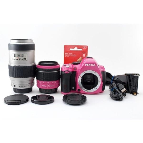 ペンタックス PENTAX K-50 超望遠ダブルズームセット 美品 SD
