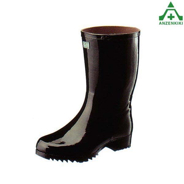 弘進ゴム ブーツ 紳士半長 29.0cm ブラック ブーツ レインブーツ アウトドア 釣り メンズ