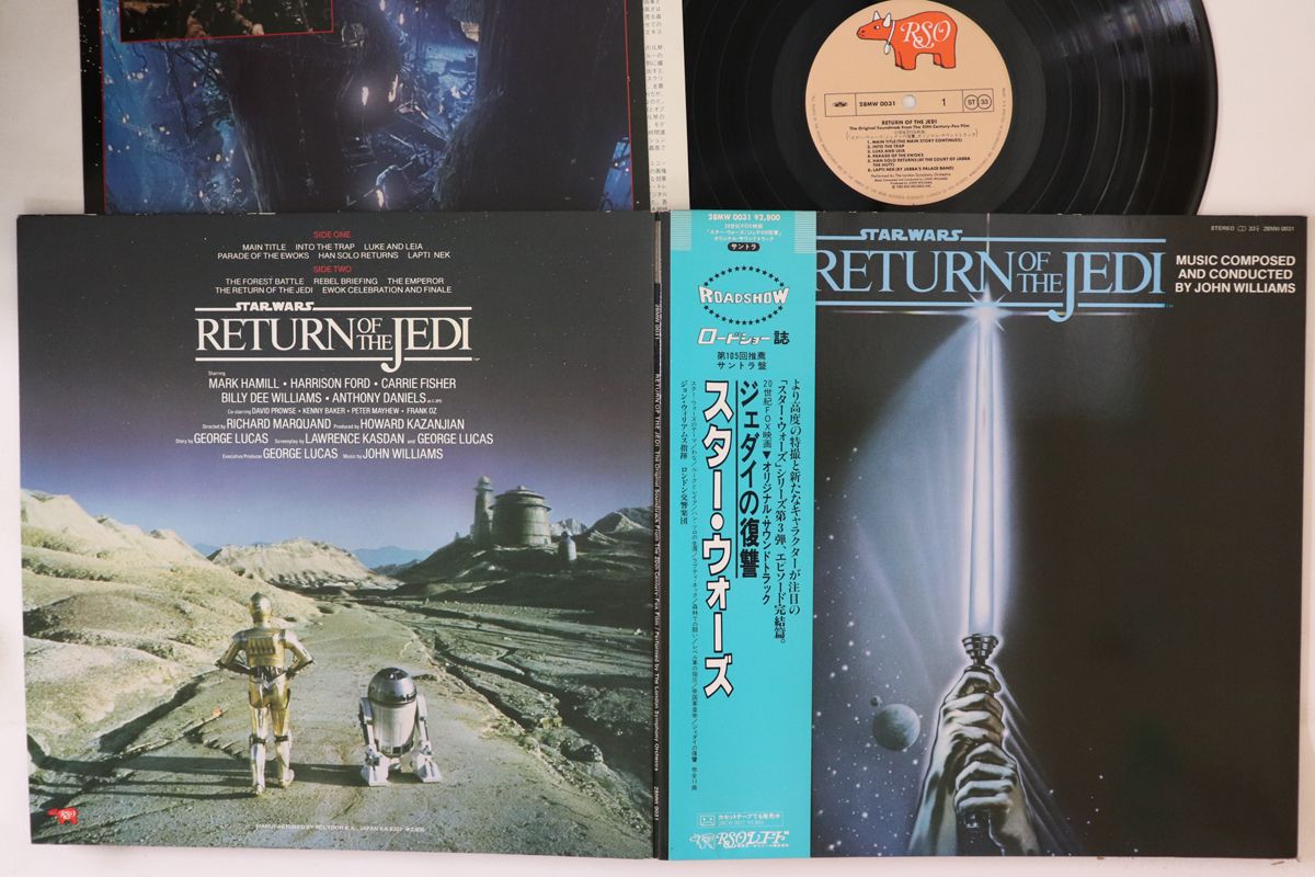 その他 LP/GF John Williams Return Of The Jedi 28MW0031 RSO Japan Vinyl /00400 John Williams – Star Wars : Return Of The Jedi (The Original