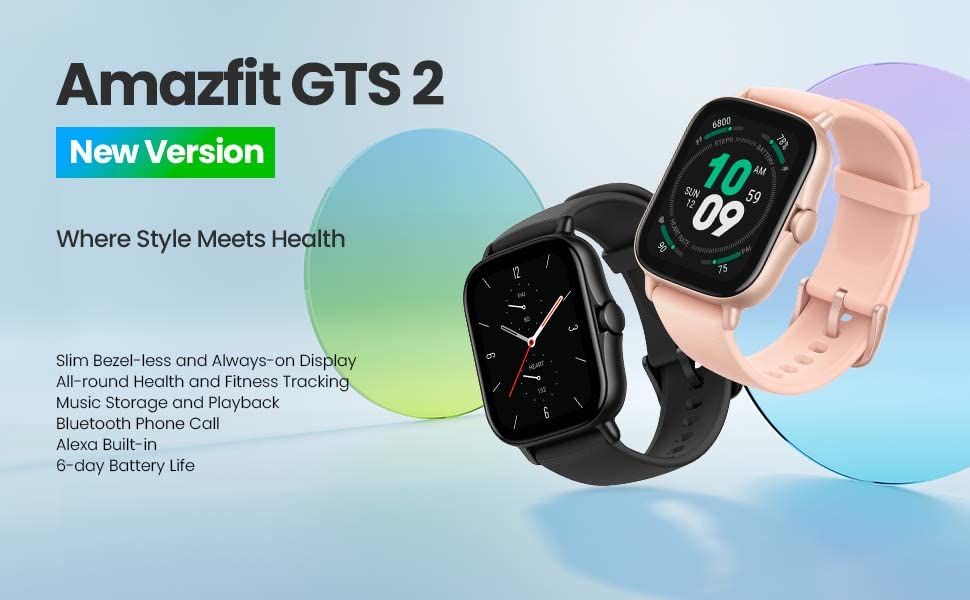 Amazfit スマートウォッチ　GTS スマートウォッチ GTS 2 ペタルピンク Amazfit（アマズフィット