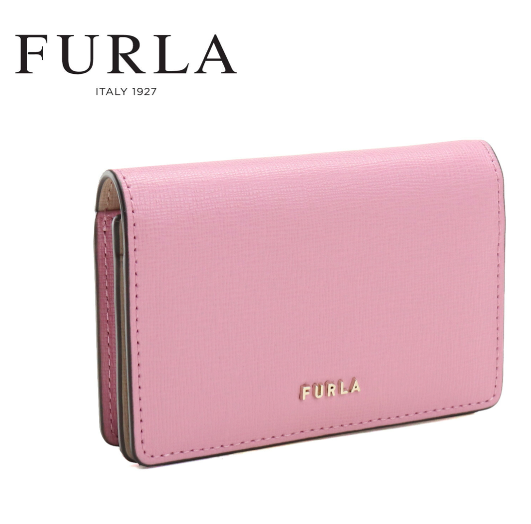 新品 フルラ FURLA BABYLON 名刺入れ カードケース ピンク library