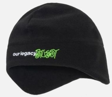 STUSSY x OUR LEGACY WORK SHOP BEANIE BLACK ステューシー アワー 