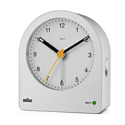 4営業日で発送 BC22W BRAUN Analog Alarm Clock ホワイト BC22W アナログ
