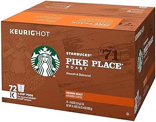 Starbucks スターバックス Pike Place Roast パイクプレイスローストコーヒー 72個 並行輸入品