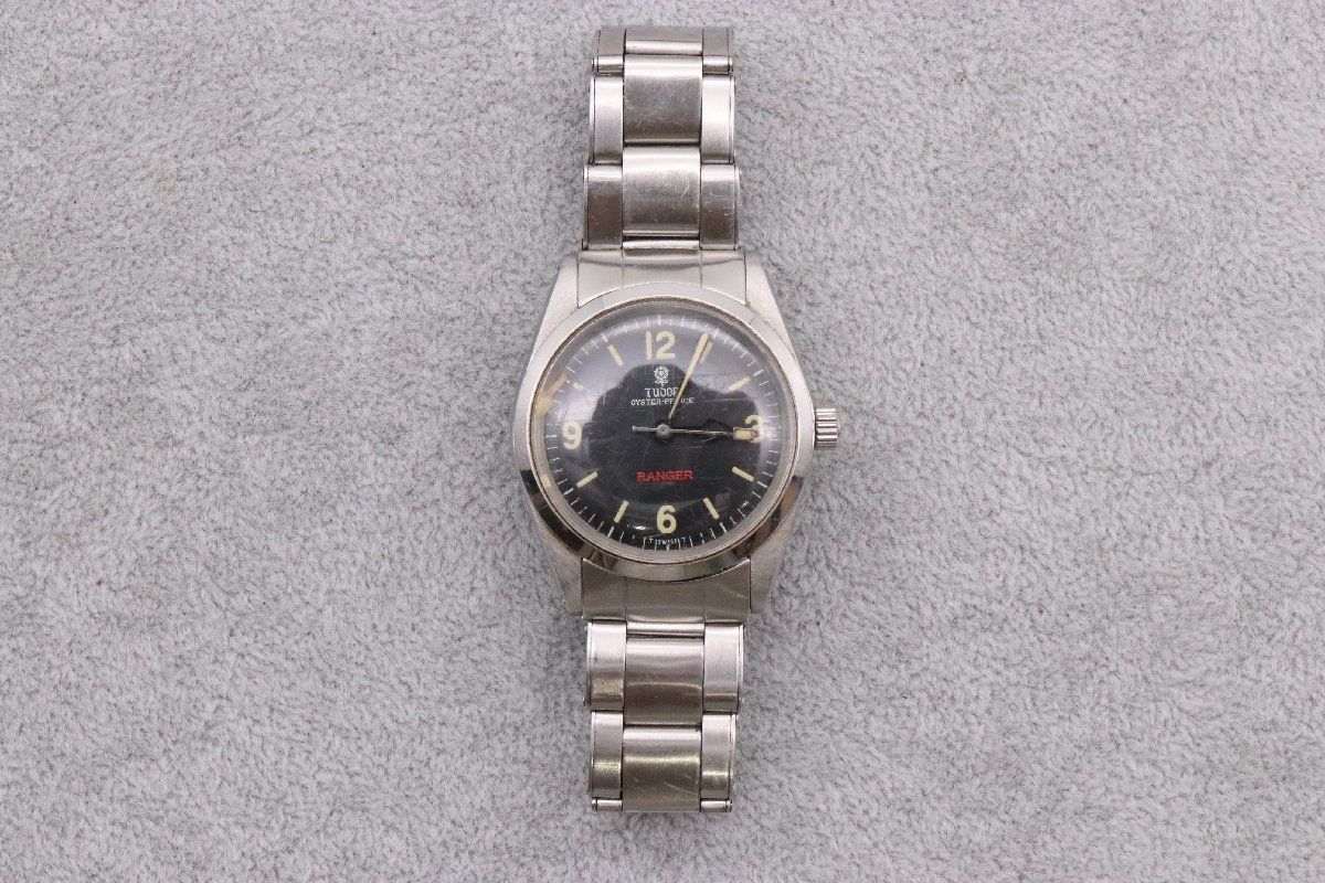 良品】TUDOR チュードル 赤レンジャー 9050 小薔薇 黒文字盤