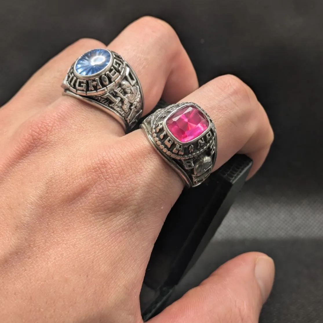 JOSTENS カレッジリング1982年 スターリングシルバー 925 14号