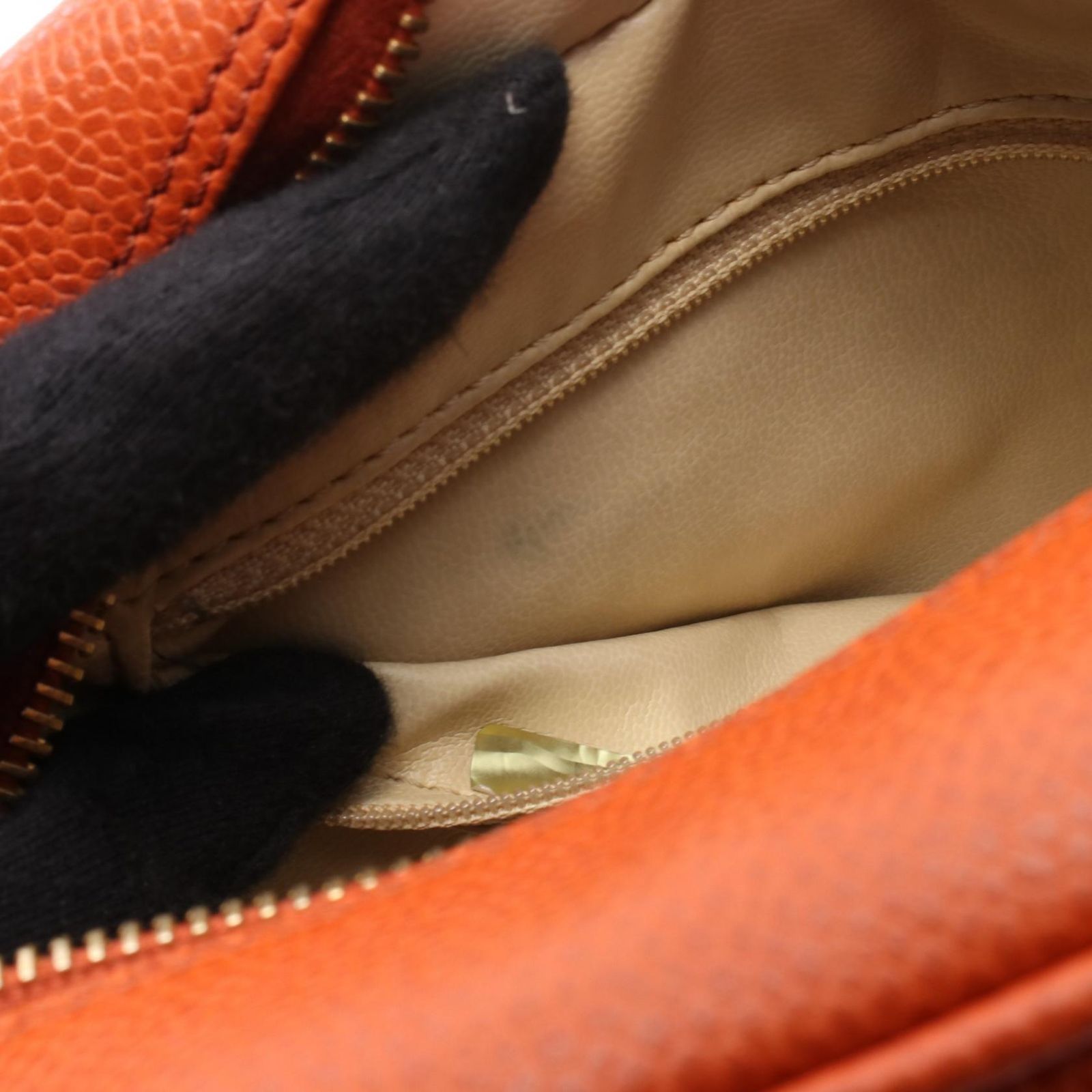 シャネル CHANEL ポーチ ココマーク オレンジ カーフ 牛革 ココマーク ポーチ レディース Used B WWW_USTAUSTRALIA_COM_AU