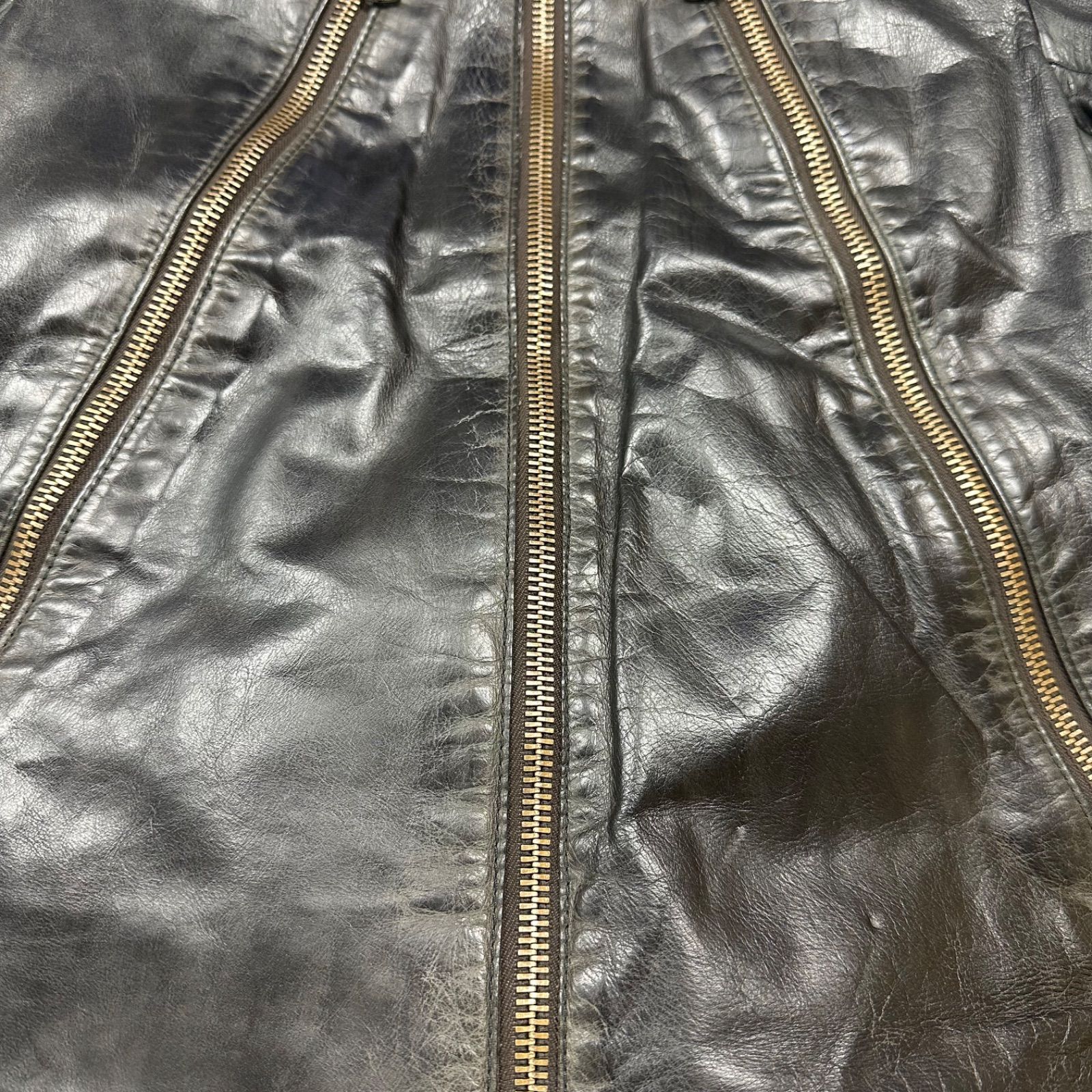 Maison Martin Margiela 01AW 初期 八の字ライダース レザー