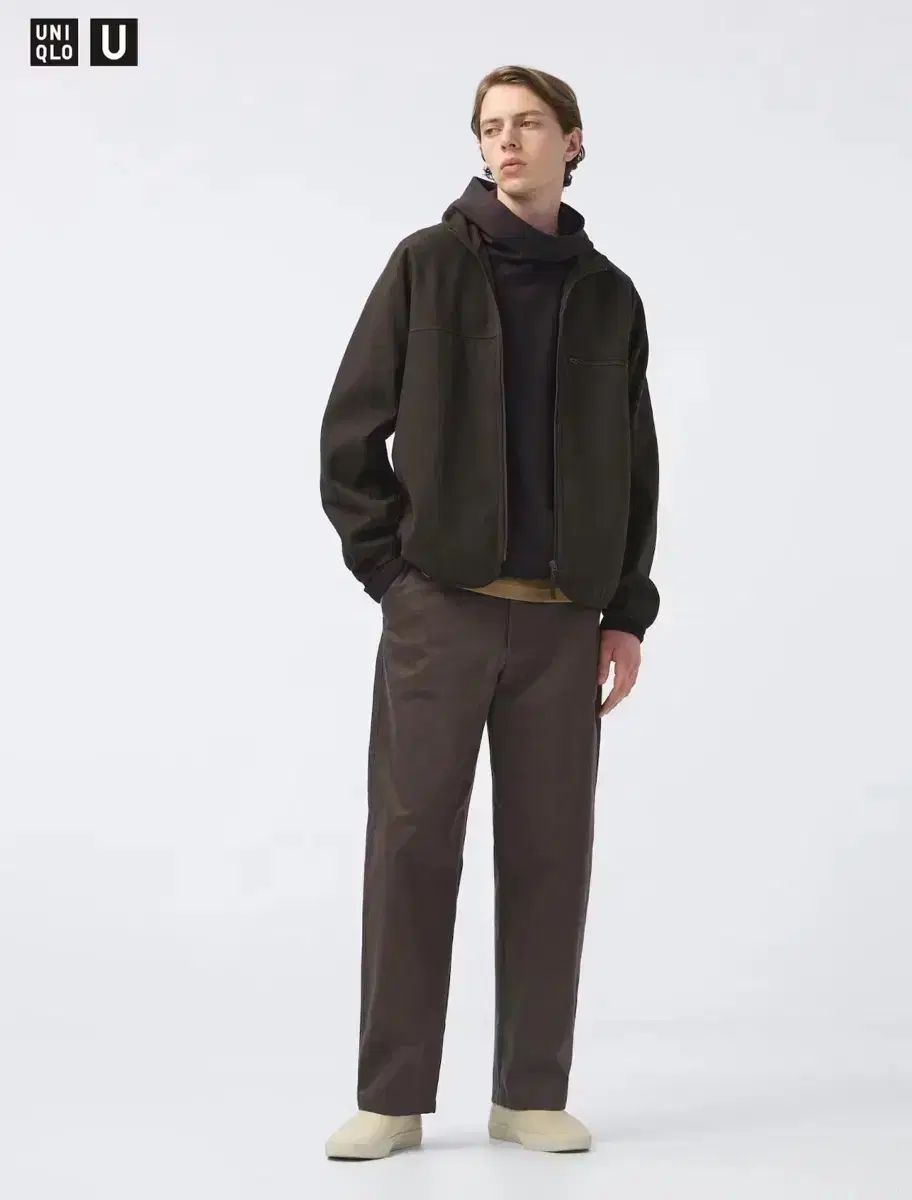 UNIQLO ユニクロ U ワイドチノパンツ 39 茶色