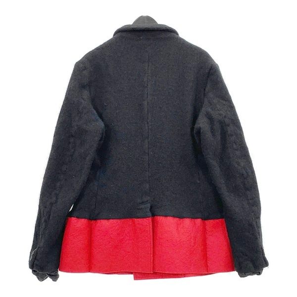 COMME des GARCONS HOMME PLUS コムデギャルソン 縮絨ダブル ウール ジャケット コート PJ-J049 AD2027 メンズ Lサイズ アウター DM16927
