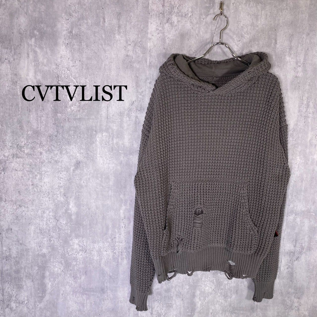 CVTVLIST』カタリスト (1) ワッフルニット パーカー - メルカリ