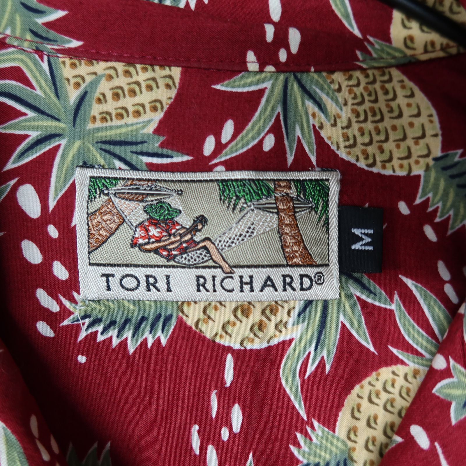 90s～ Vintage US古着☆TORI RICHARD トリ リチャード 半袖 アロハ 
