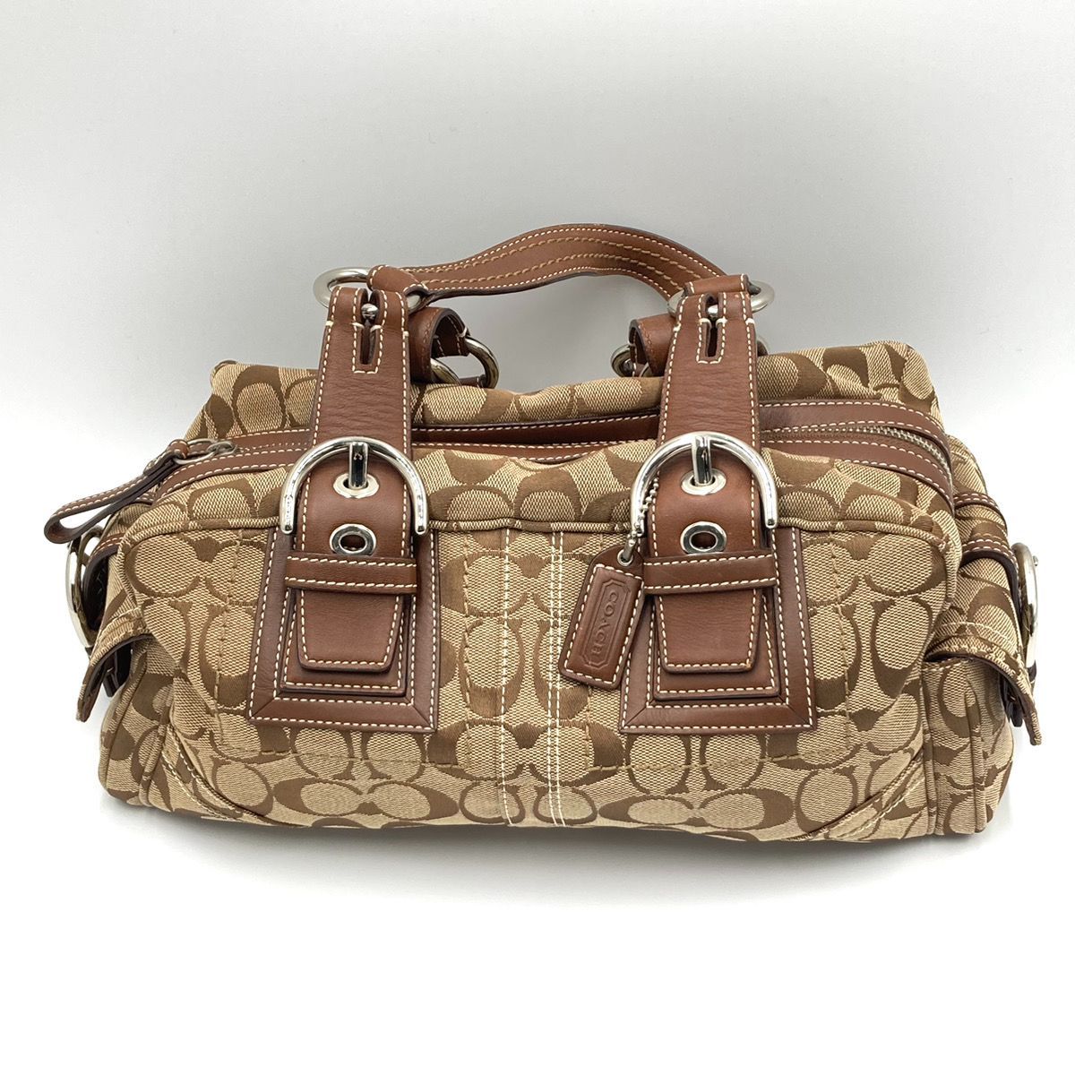 COACH ハンドバッグ ショルダー ソーホー サッチェル ミニボストン