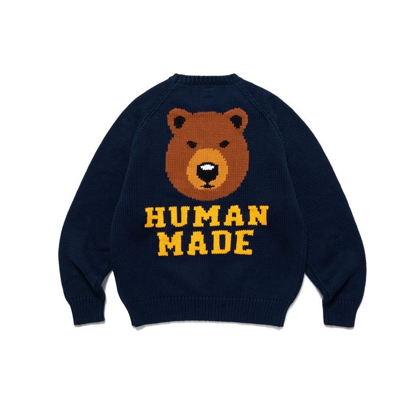 HUMAN MADE BEAR RAGLAN KNIT SWEATER 熊ニット - SIKI - メルカリ