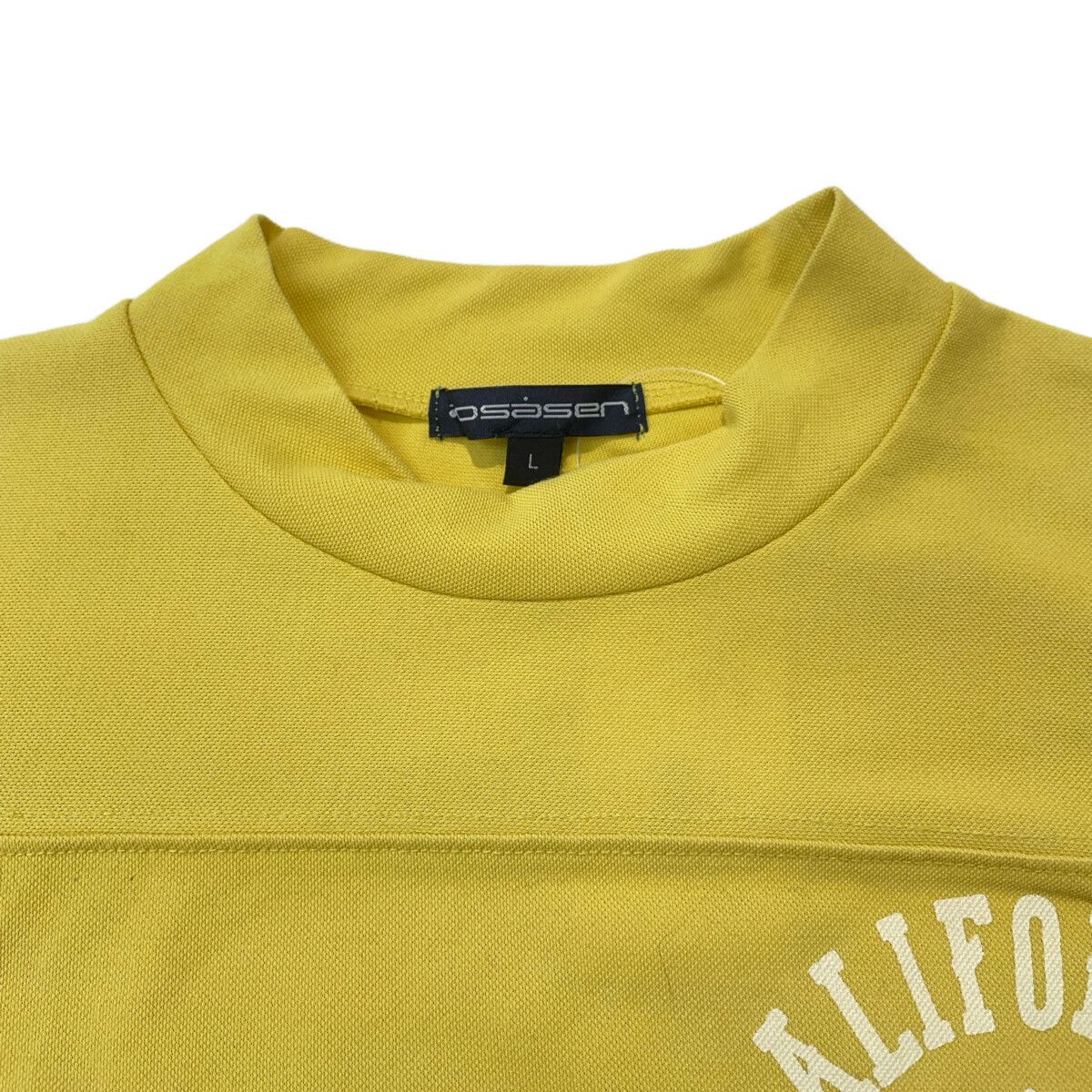 ROSASEN - coco 中古 ロサーセン ROSASEN メンズ 半袖シャツ L 黄 イエロー モックネック 中古 メンズ ロサーセン ROSASEN 半袖シャツ L 黄 イエロー