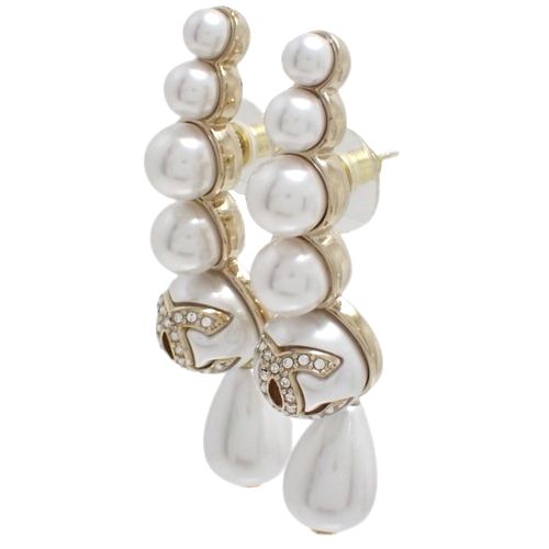 CHANEL シャネル ティアドロップ ココマーク ピアス CHANEL シャネル