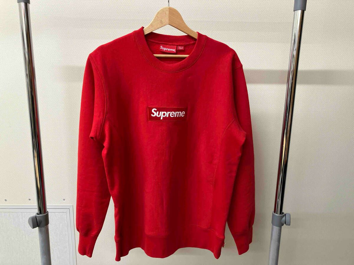 タグに破れあり/ メンズMサイズ Supreme スウェット RN101837 赤