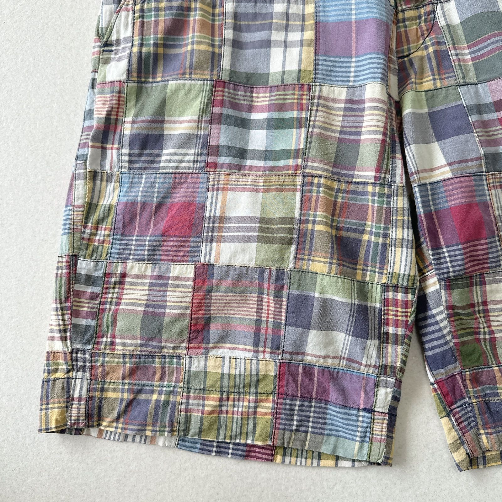 90s ラルフローレン パッチワーク ハーフパンツ インディアン