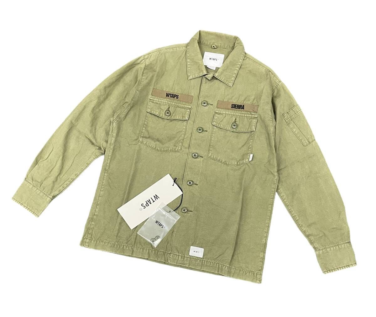 人気の福袋 素敵な 新品、未使用 WTAPS 19AW BUDS LS SHIRT.COTTON