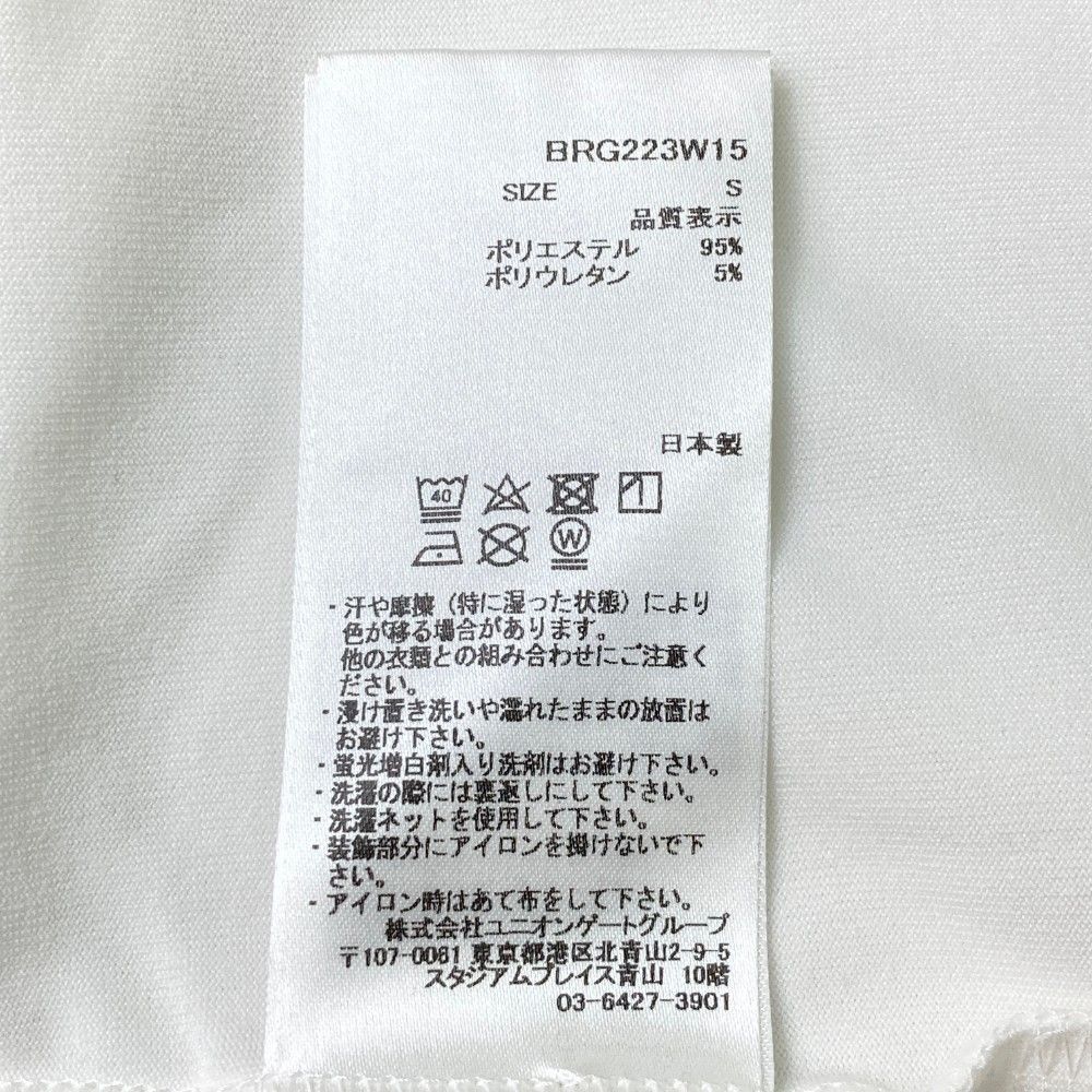 サイズ：S BRIEFING GOLF ブリーフィング  モックネック 長袖Tシャツ  ホワイト系 [240101369233] ゴルフウェア レディース ストスト サイズ：S BRIEFING GOLF ブリーフィング モックネック 長袖T