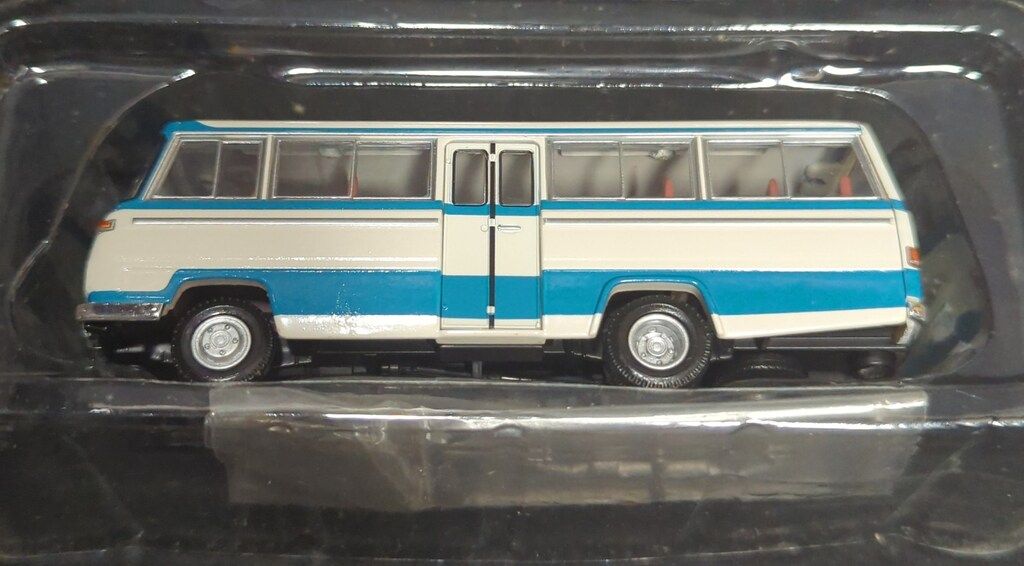 LV-N51a 日産 シビリアン白/青1/64スケール リミテッドヴィンテージ LV