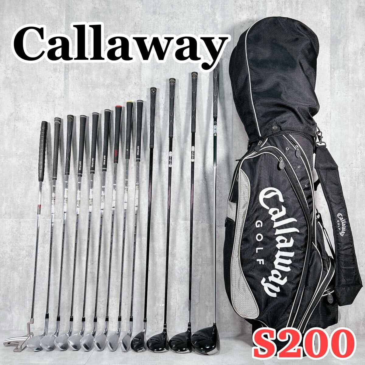 X985 キャロウェイ メンズ ゴルフ クラブ セット 黒 X985 キャロウェイ メンズ ゴルフ クラブ セット 14点 S200 黒 - メルカリ