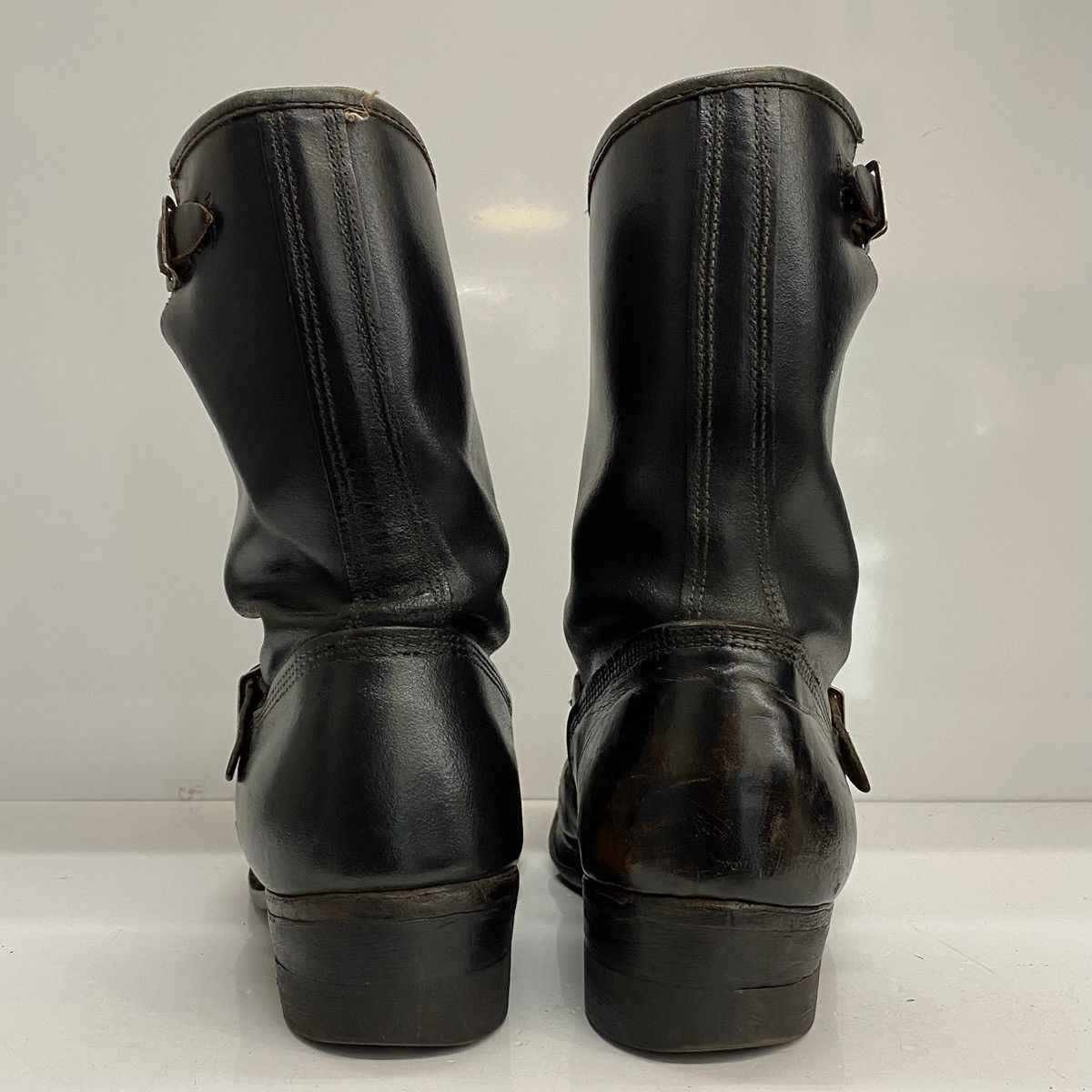 軍物ブラックエンジニアブーツ ヴィンテージ vintage 40's 50's US.ARMY エンジニアブーツ