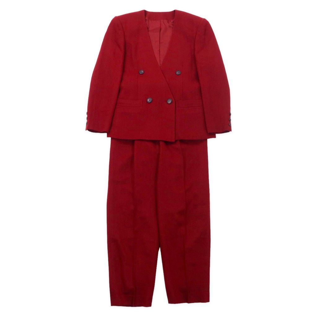 Vintage Retro Suit ノーカラージャケット レトロ スーツ