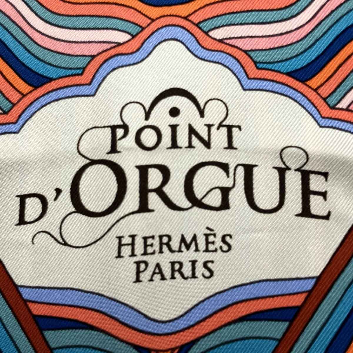 エルメス シルク カレ90 Point D ORGUE フェルマータ スカーフ エルメス シルク カレ90 Point D ORGUE フェルマータ スカーフ