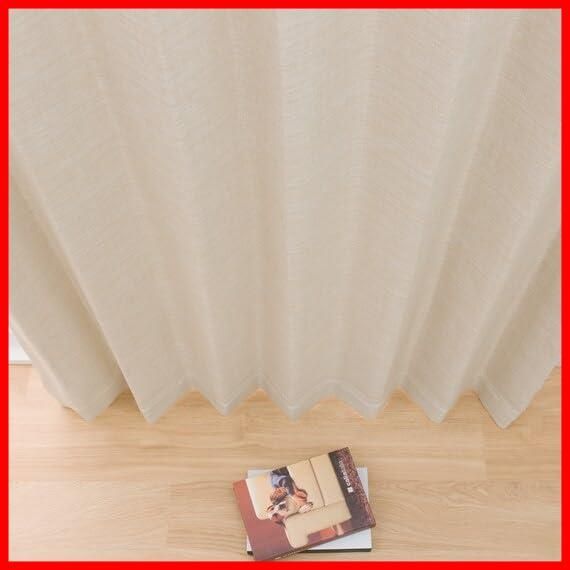 新着商品】2枚入り 100X110cm アイボリー アクト カーテン