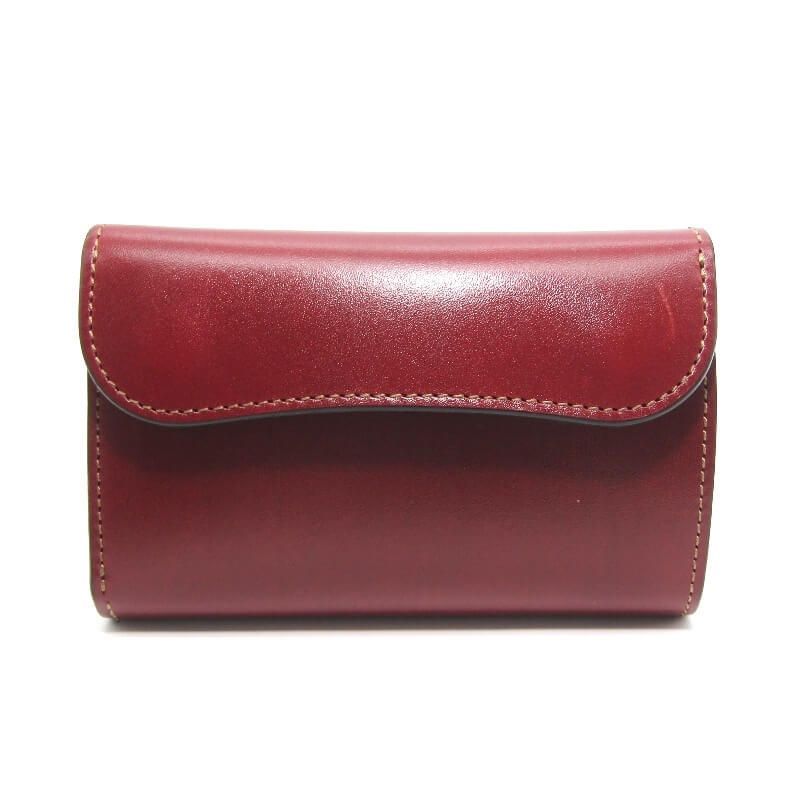 WILDSWANS バーガンディ 三つ折り財布(BYRNE) WILD SWANS（ワイルドスワンズ）BYRNE（バーン）3つ折り