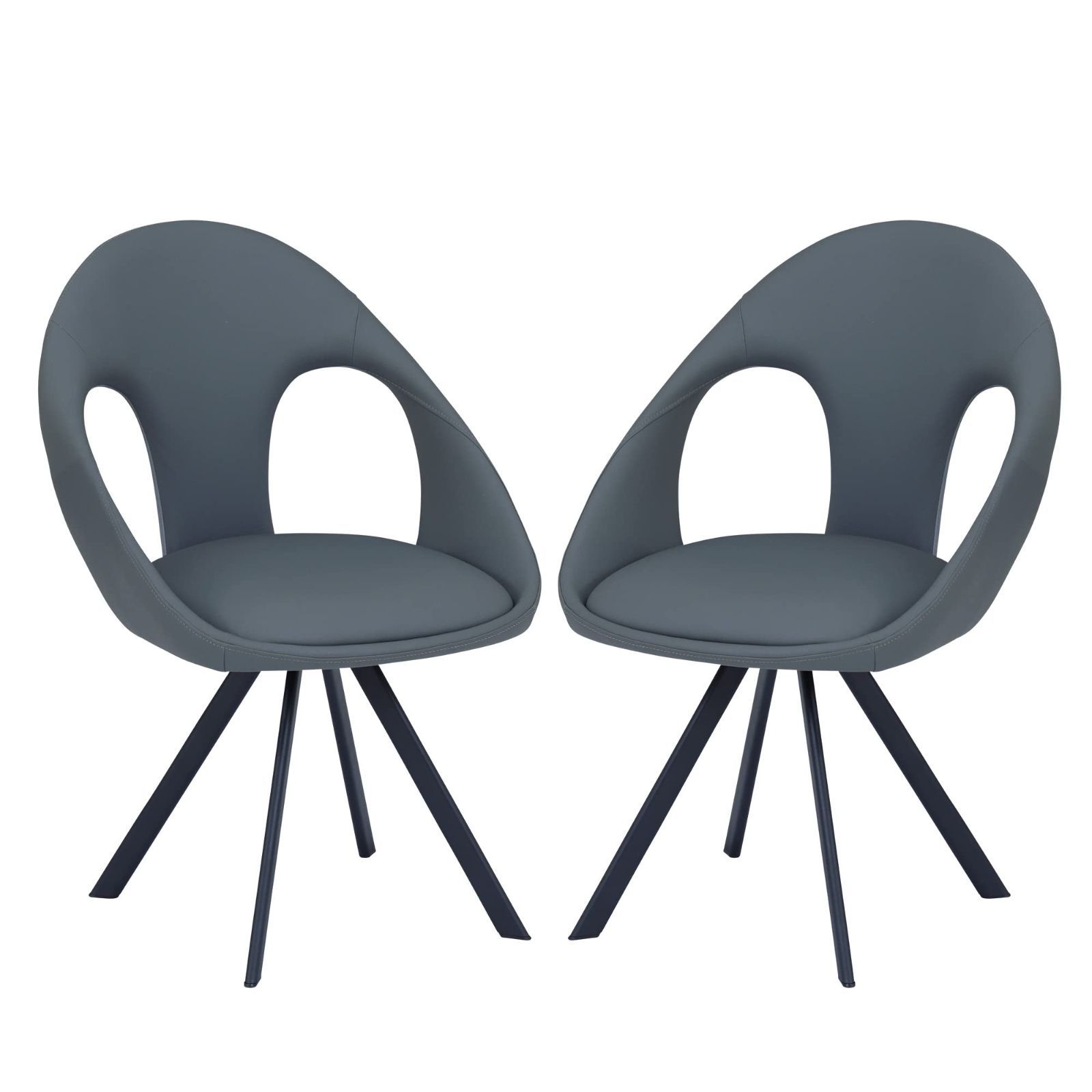 関家具(Sekikagu) ダイニングチェア グレー 2脚セット 関家具(Sekikagu