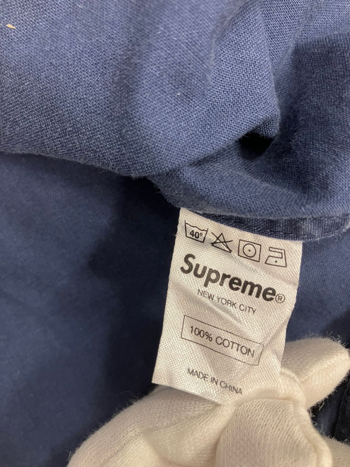 シュプリーム SUPREME Acid Shirt 13SS アシッドシャツ シワ加工