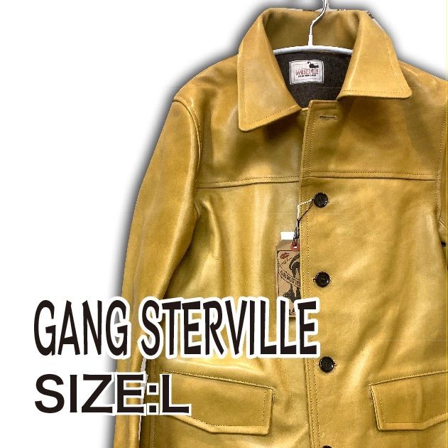 未使用品】GANGSTARVILLE CAR COAT HORSE HIDE / ギャングスタービル カーコート ホースハイド/ Lサイズ /  GSV-19-AW-01 - メルカリ