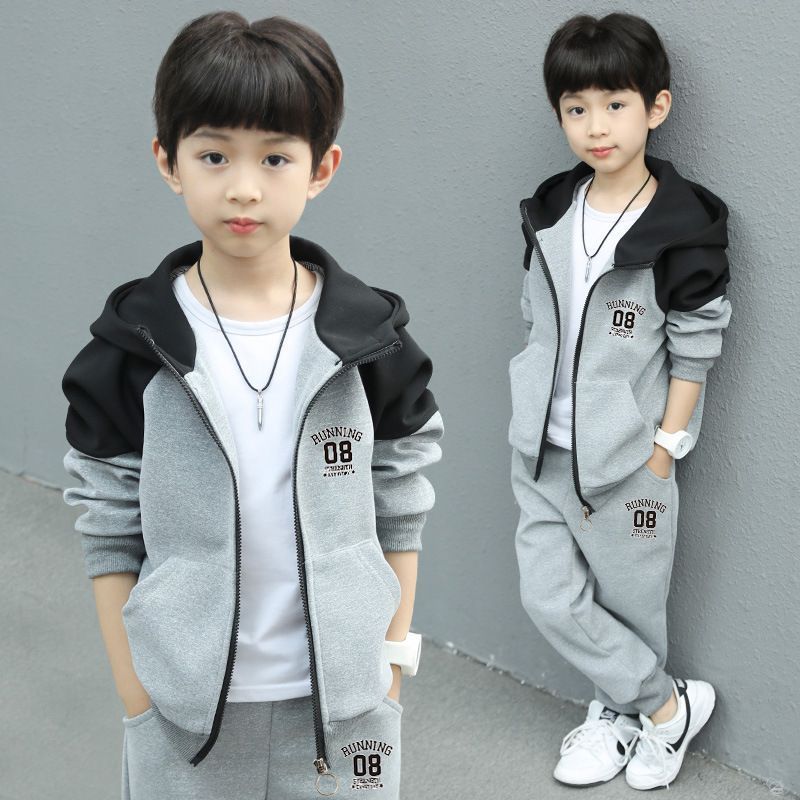 ジャージ キッズ 上下セット 男の子 春 秋 運動着 ジュニア服 子供服 ボーイズ 長袖 ジャケット スウェットパンツ 2点セット 韓国風 男児 キッズ トレーニングウェア 120-160cm B8n9713