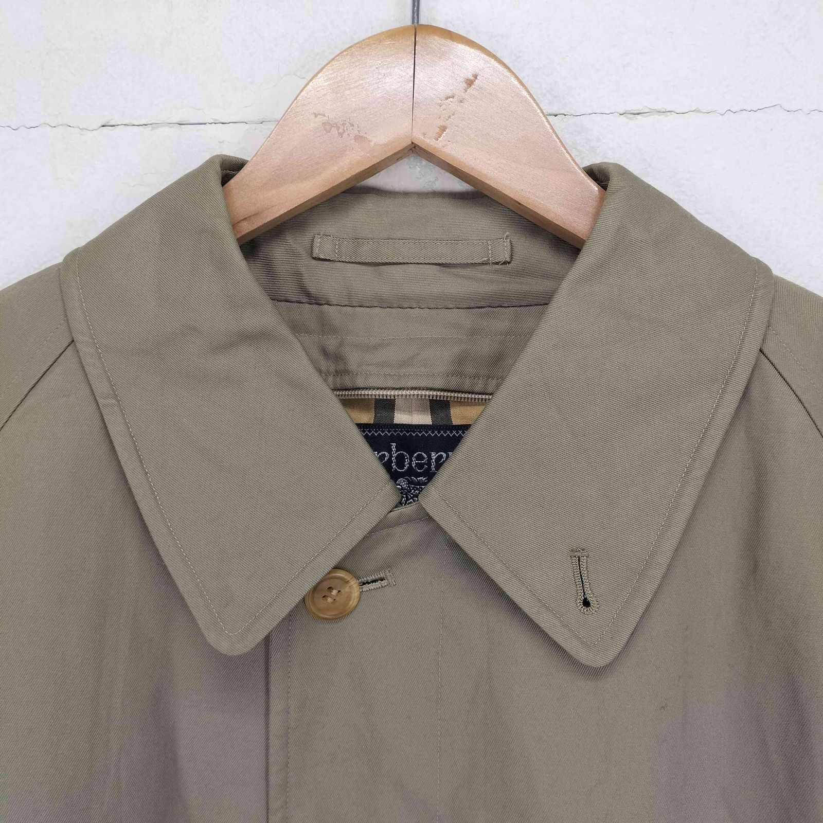 バーバリーズ BURBERRYS 裏地ノバチェック ステンカラーコート メンズ