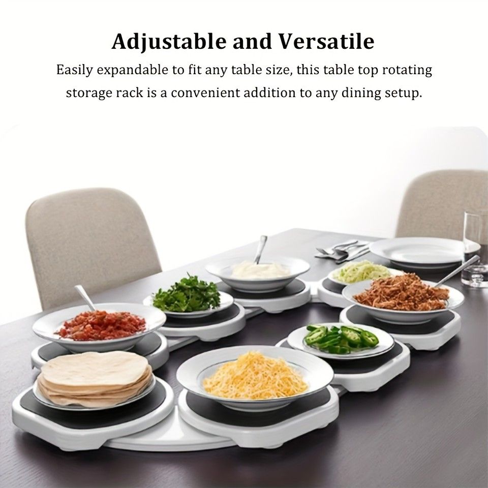 スライド回転サービングトレイ