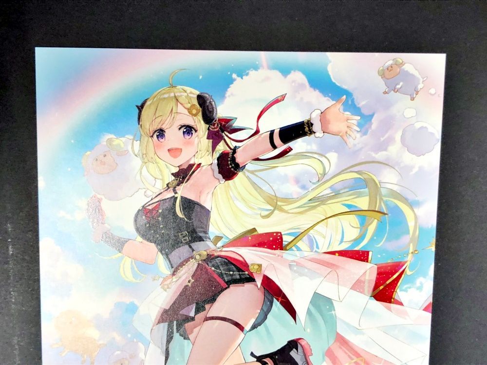 27.【開封】角巻わため 活動2周年記念 箔押し 複製サイン入り