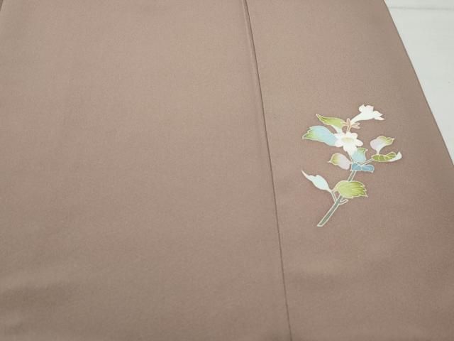 平和屋着物○本加賀友禅作家 上坊寺正良監修 色無地 鴇