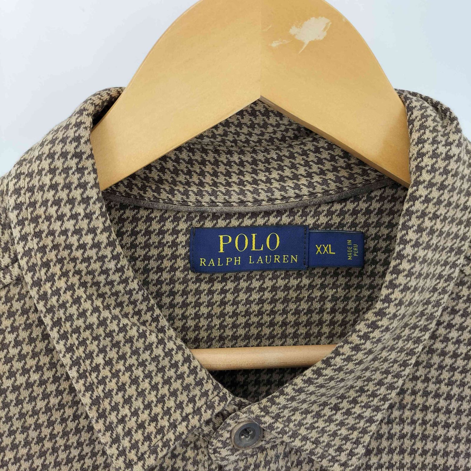 Polo Ralph Lauren ハウンドトゥースパターン パーカー S Polo Ralph Lauren ハウンドトゥースパターン パーカー S