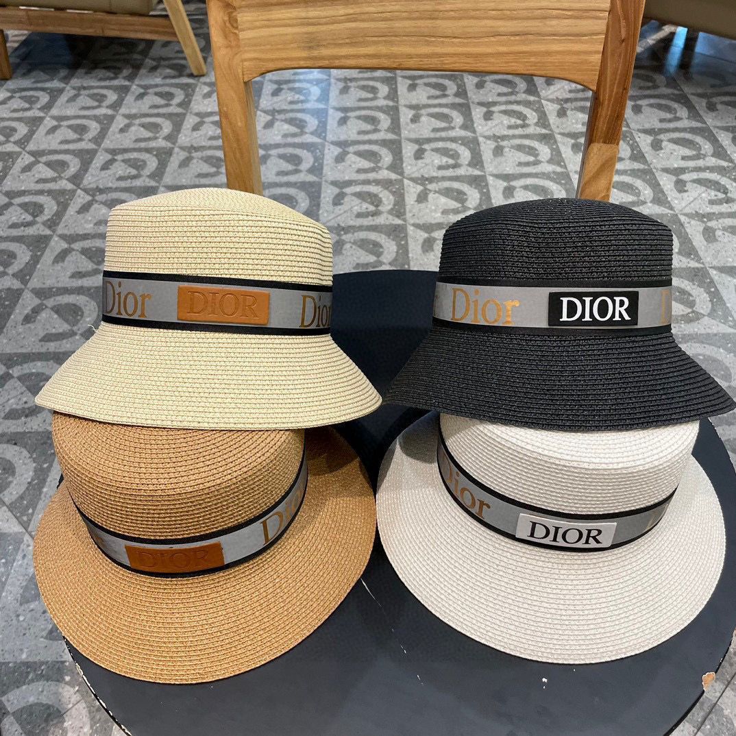 Dior（ディオール） ストローハット04-3 - メルカリ