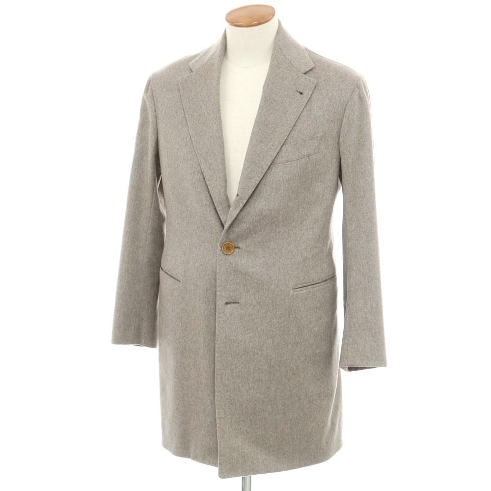 【美品】シャロン Sharon カシミヤ ダブルチェスターフィールドコート 美品】シャロン Sharon カシミヤ ダブルチェスターフィールド