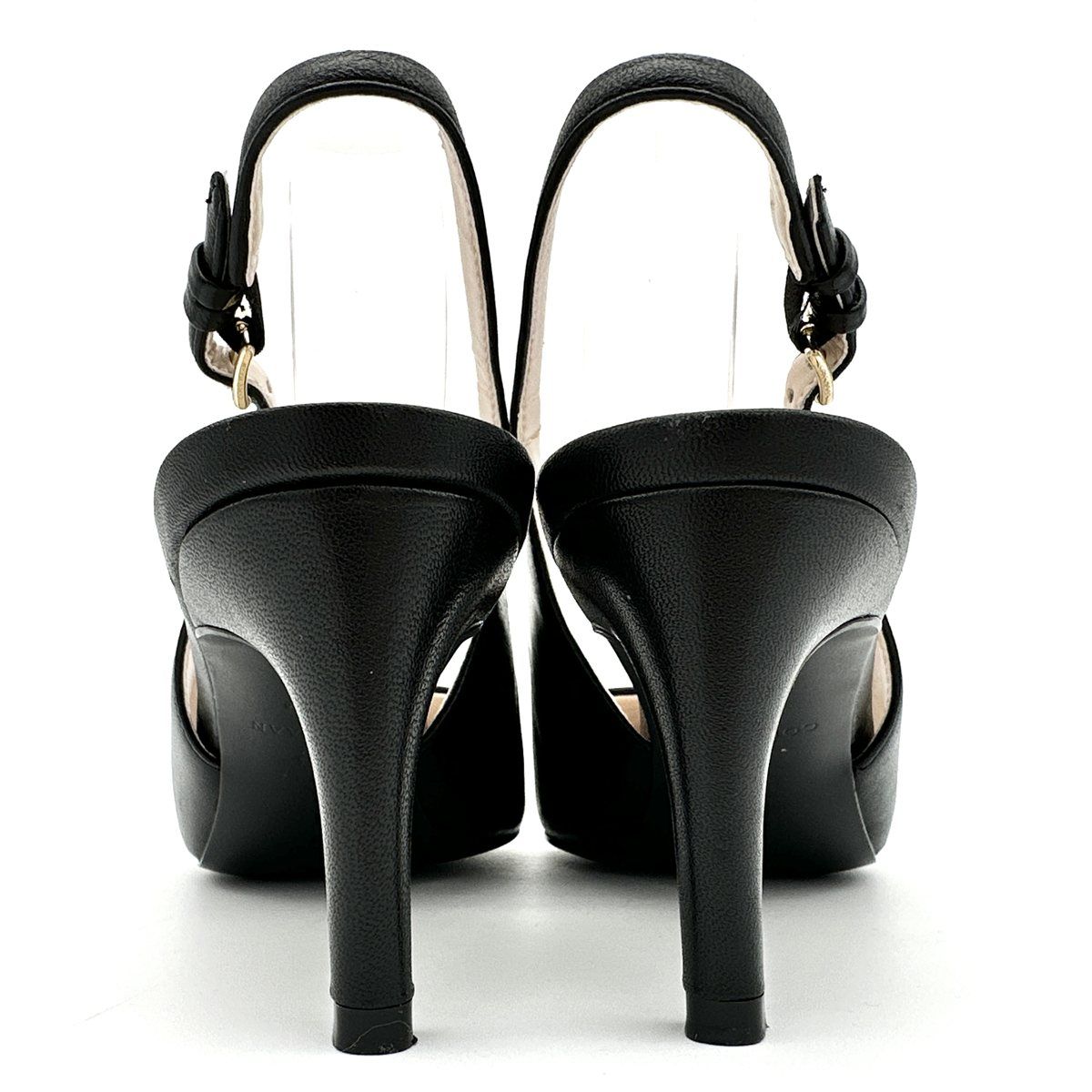 COLE HAAN ブラック ミュール ポインテッドトゥ