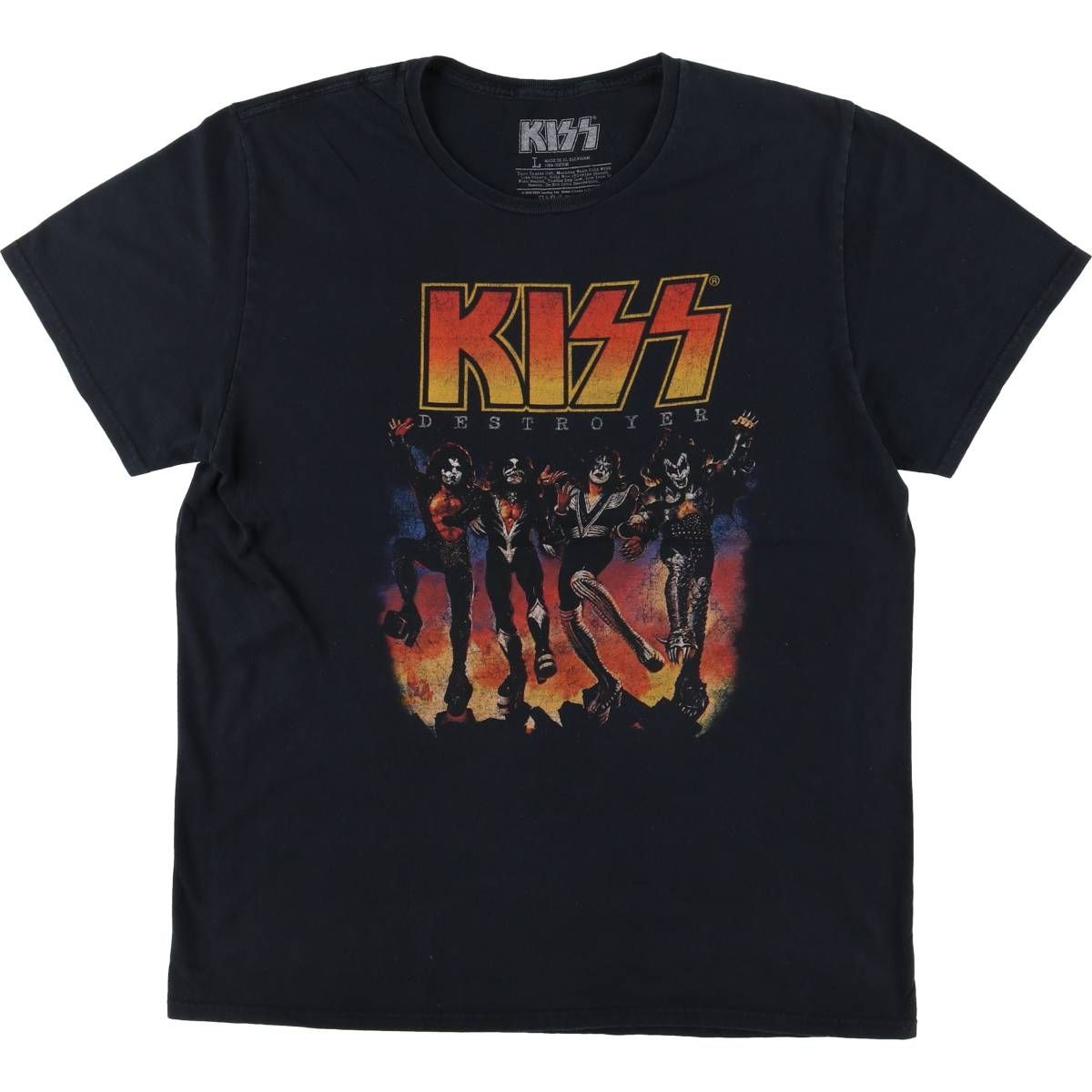 古着 KISS キッス バンドTシャツ バンT メンズL相当/eaa547236