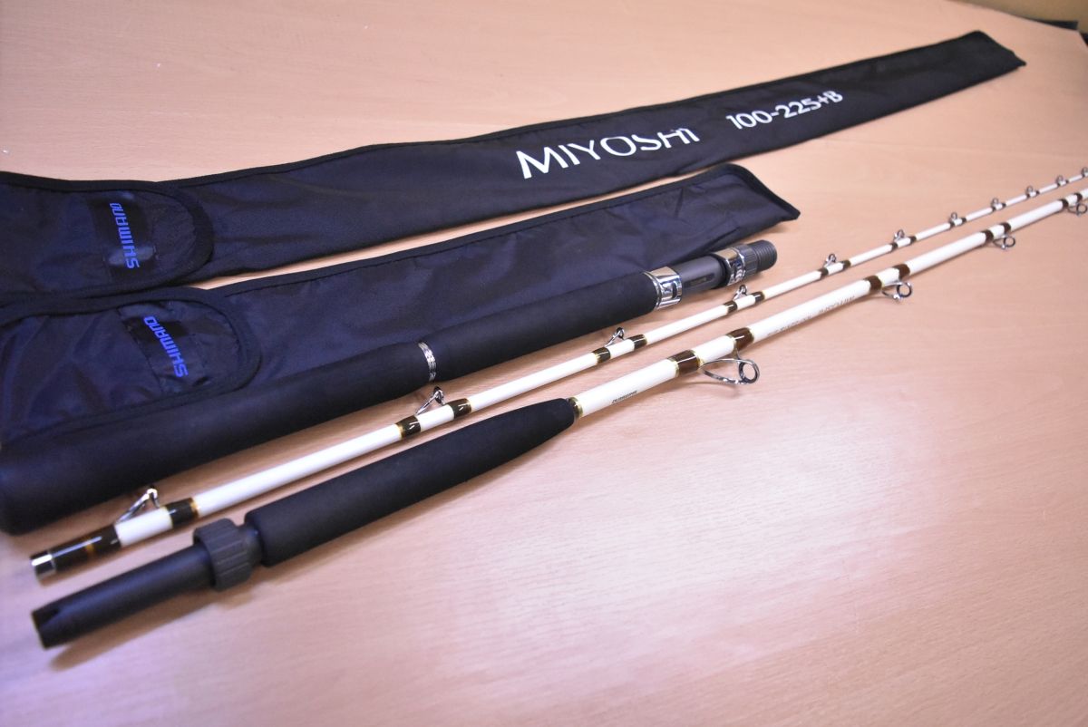 シマノ 08 BJS 舳 100-225+B SHIMANO MIYOSHI 船竿 3ピース オフショア