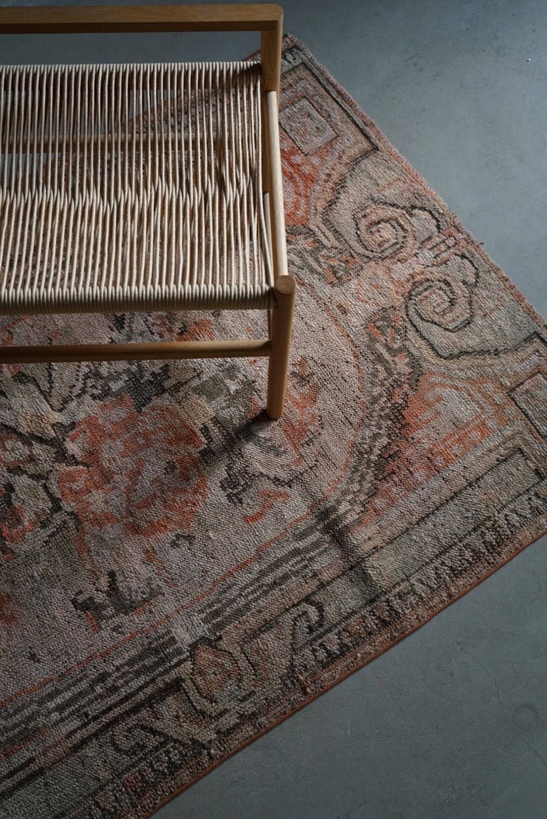 トルコヴィンテージラグ キリムラグ ターキッシュラグ ヴィンテージターキッシュラグ オーバーダイラグ トルコラグ