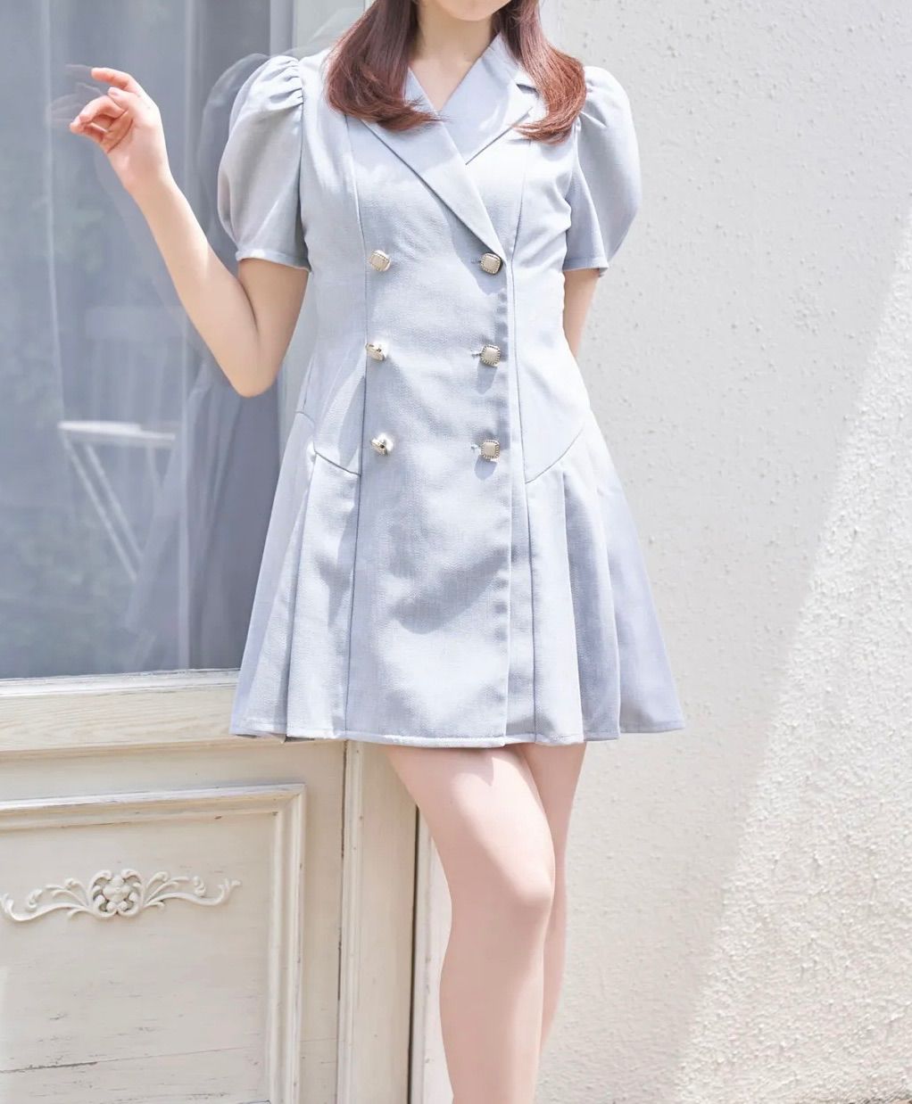 Rose Muse ロゼミューズ pleats mini onepiece プリーツミニ