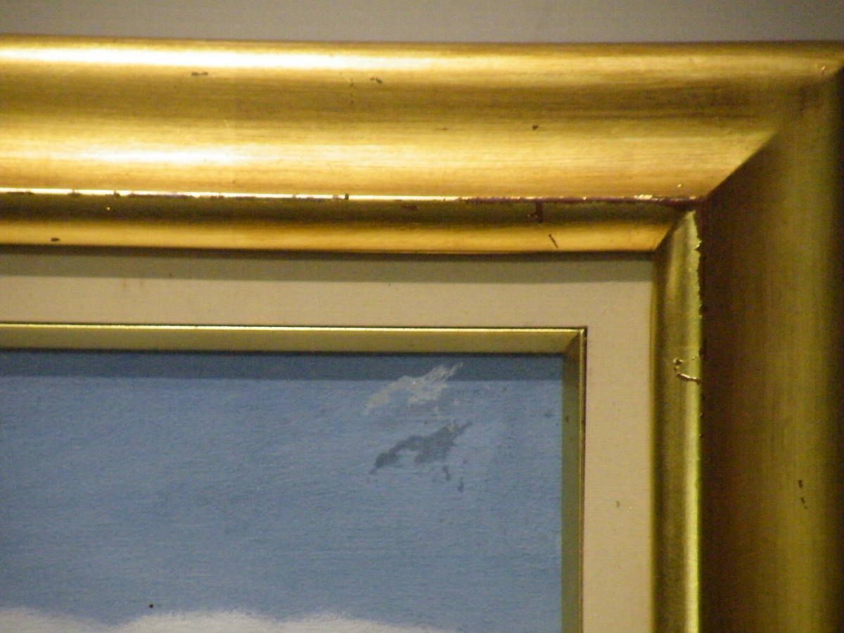 油絵 雪の湯殿山 山絵 額付 【佐藤辰作】洋画家 □A-1564 - メルカリ 