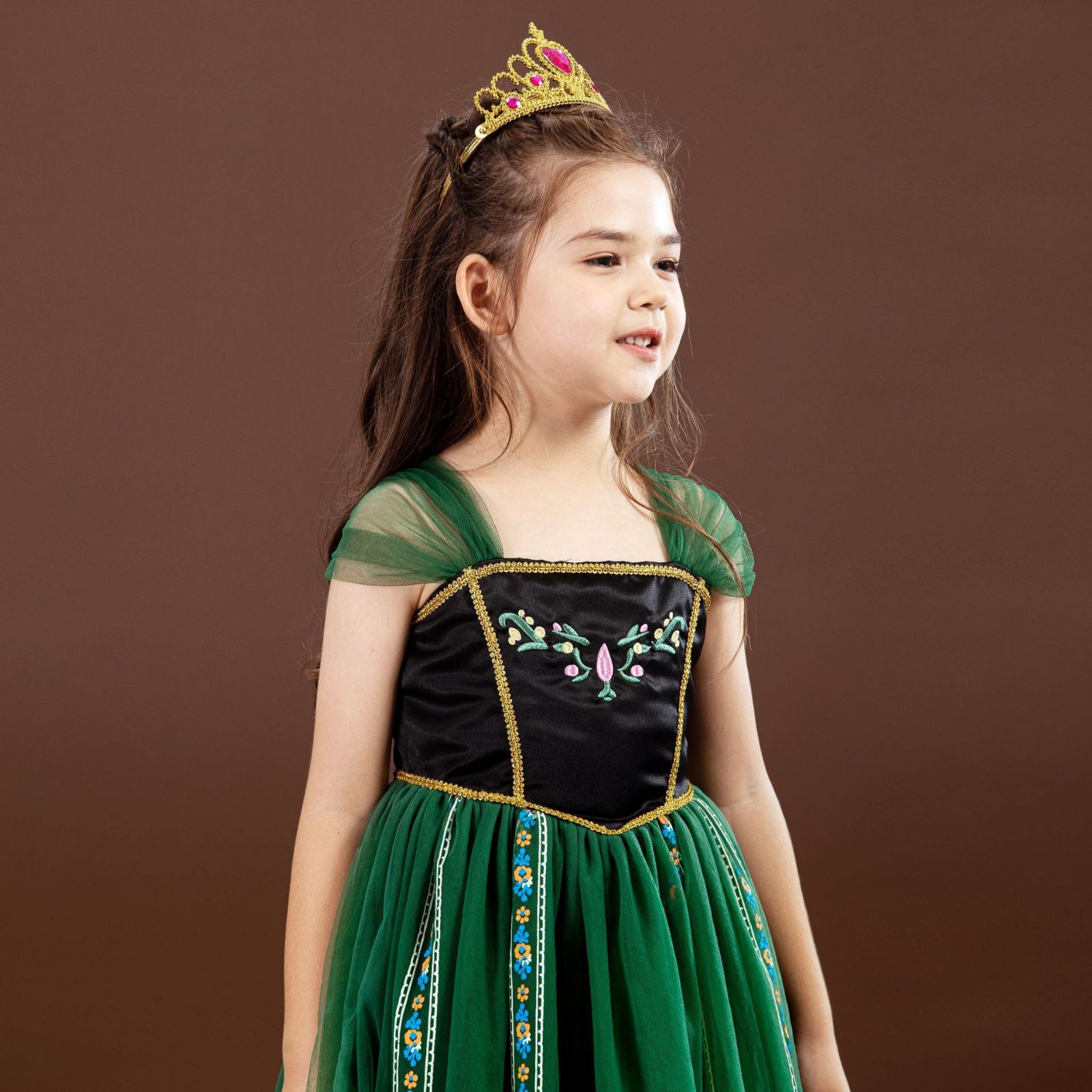 ハロウィン コスプレ 子供 アナと雪の女王風 アナ ドレス 人気 ハロウィン コスプレ 子供 アナと雪の女王風 アナ ドレス 人気